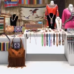 jewelry and accessories on display