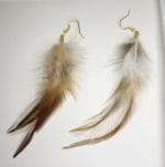 Feather earrings 6