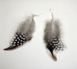 Feather earrings